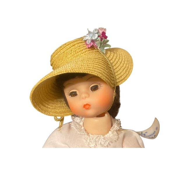 Vintage Madame Alexander Italy World Doll #593 Original Box Estate Hat Tag 8" - Picture 2 of 4